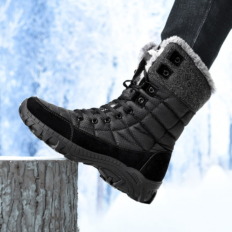 Altitude Winter Leather Fleeced Boots - Men&#39;s